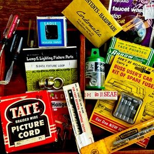 Vintage Hardware & Tool Bundle w/ Stellar Old School Packaging!